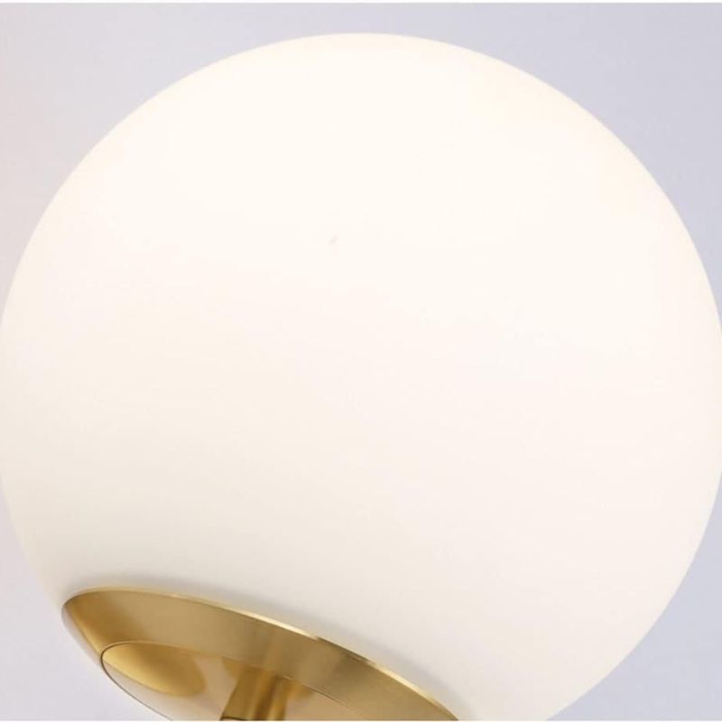 Simple Elegant Gold Wall Sconce with Sphere