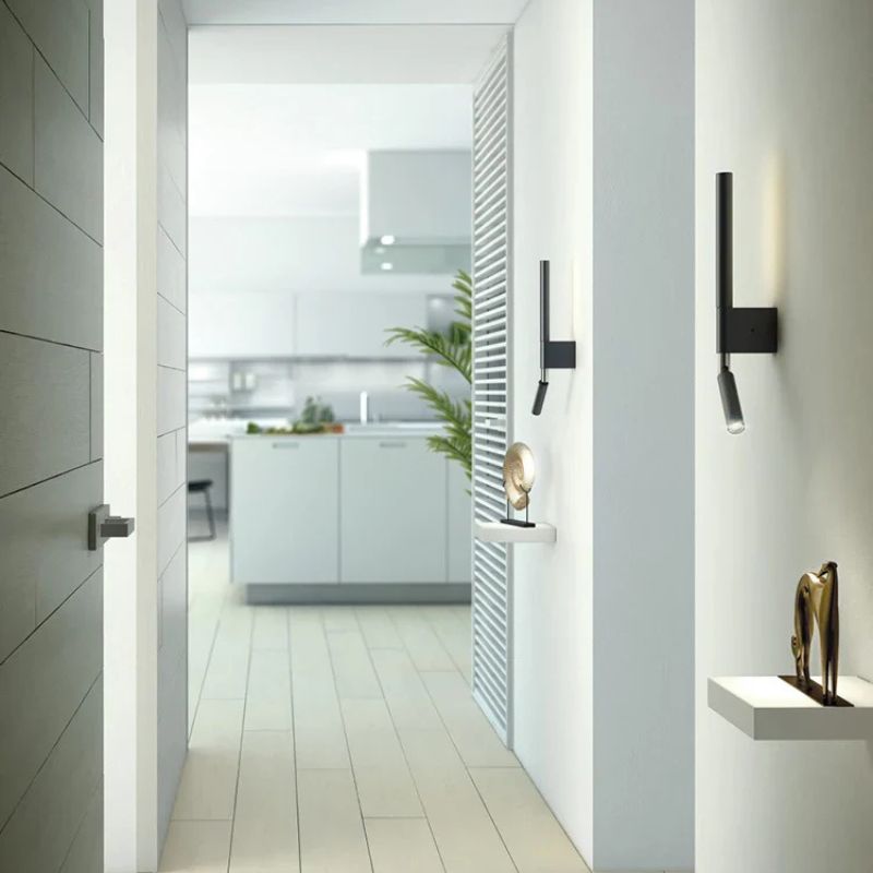 Modern Minimalist Nordic Wall Bedside Lamp with Adjustable Switch
