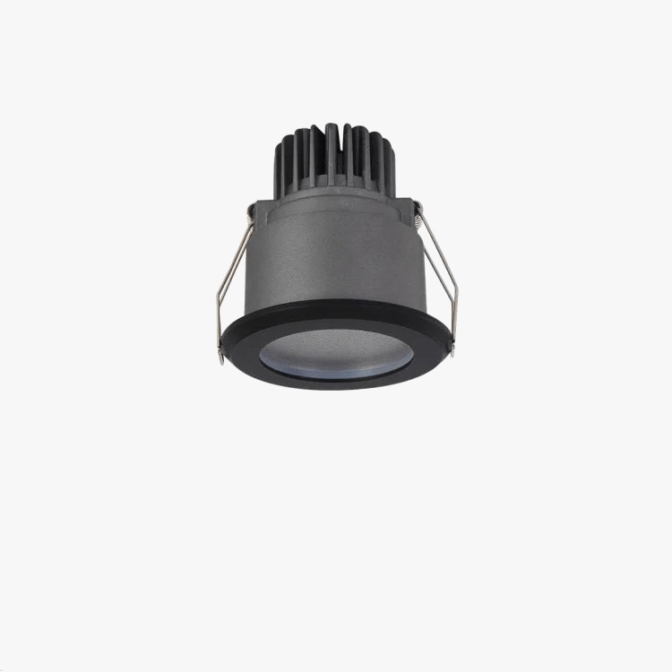 Waterproof Aluminum Round LED Spot Light for Indoor & Outdoor Lighting Black Norenza