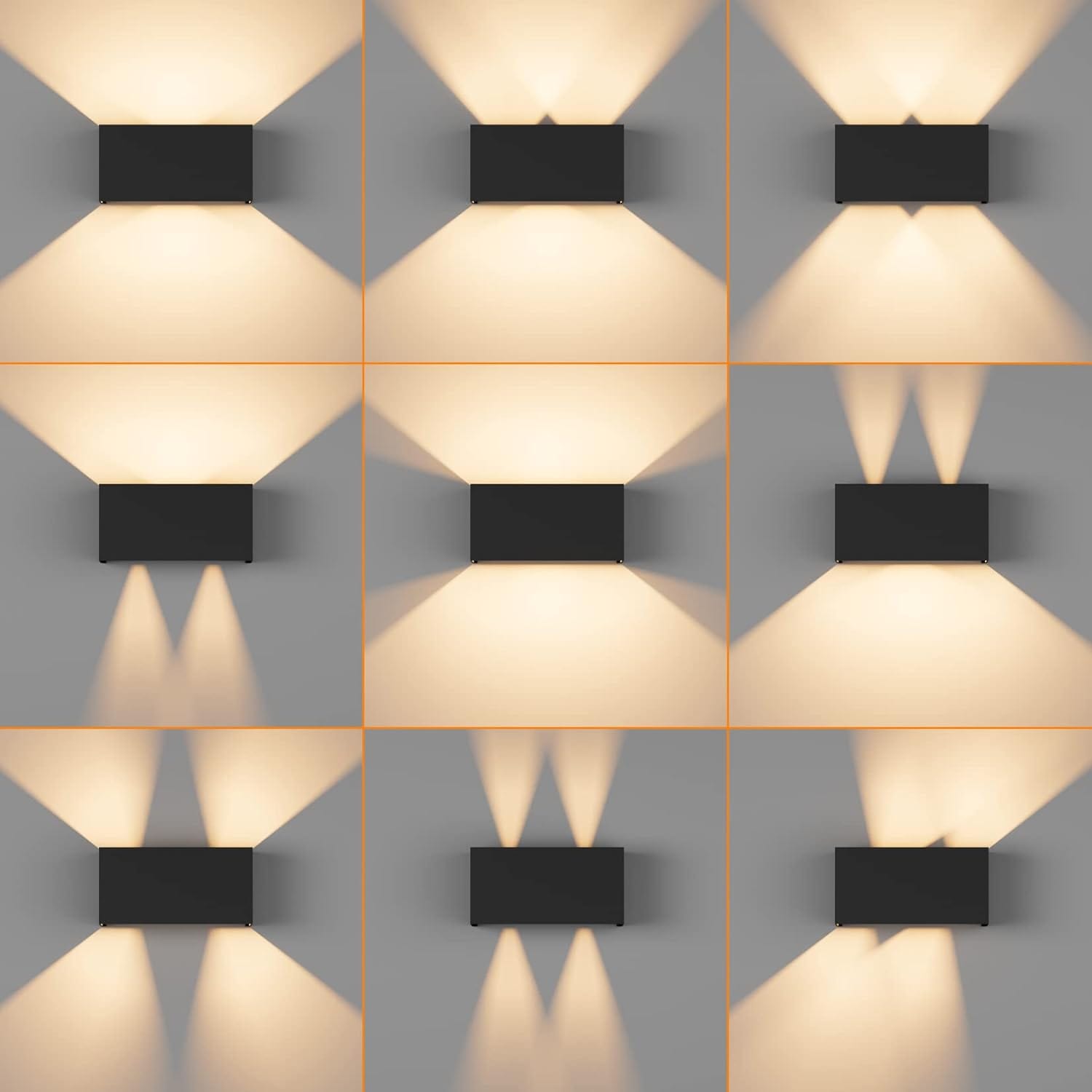 Waterproof IP65 LED Wall Sconce Up and Down Light Norenza