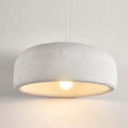 White Round Shade Mango Suspension Lamp Design Norenza