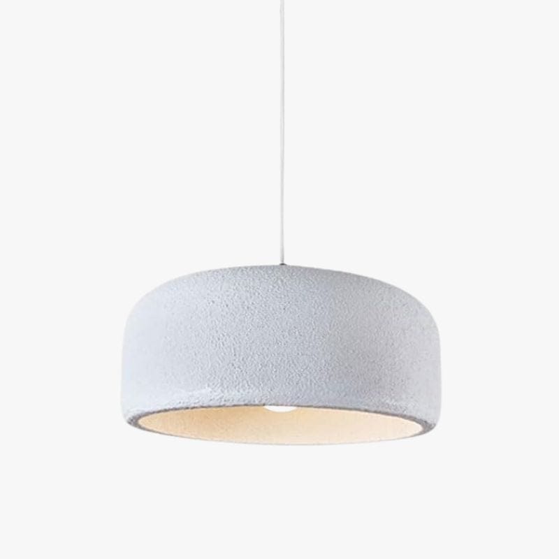 White Round Shade Mango Suspension Lamp Design White Norenza