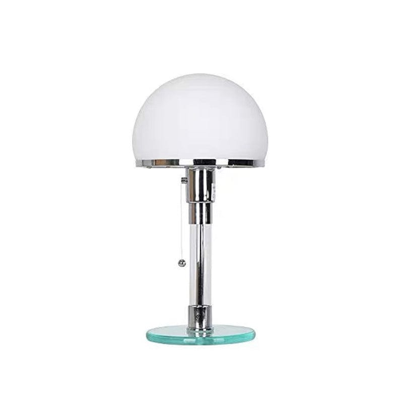 Wilhelm Wagenfeld Bauhaus Stainless Steel LED Desk Lamp Norenza