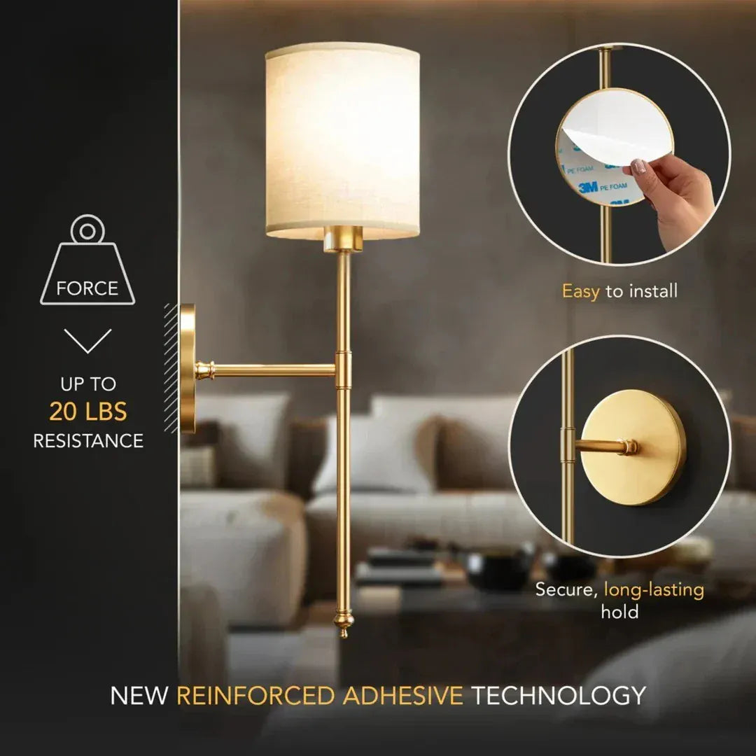 Wireless Cylinder Wall Sconce (SET OF 2) Norenza