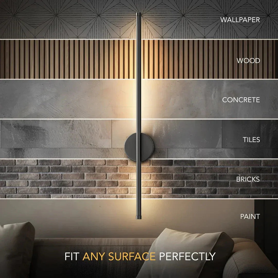 Wireless Modern Wall Lights (SET OF 2) Black Norenza