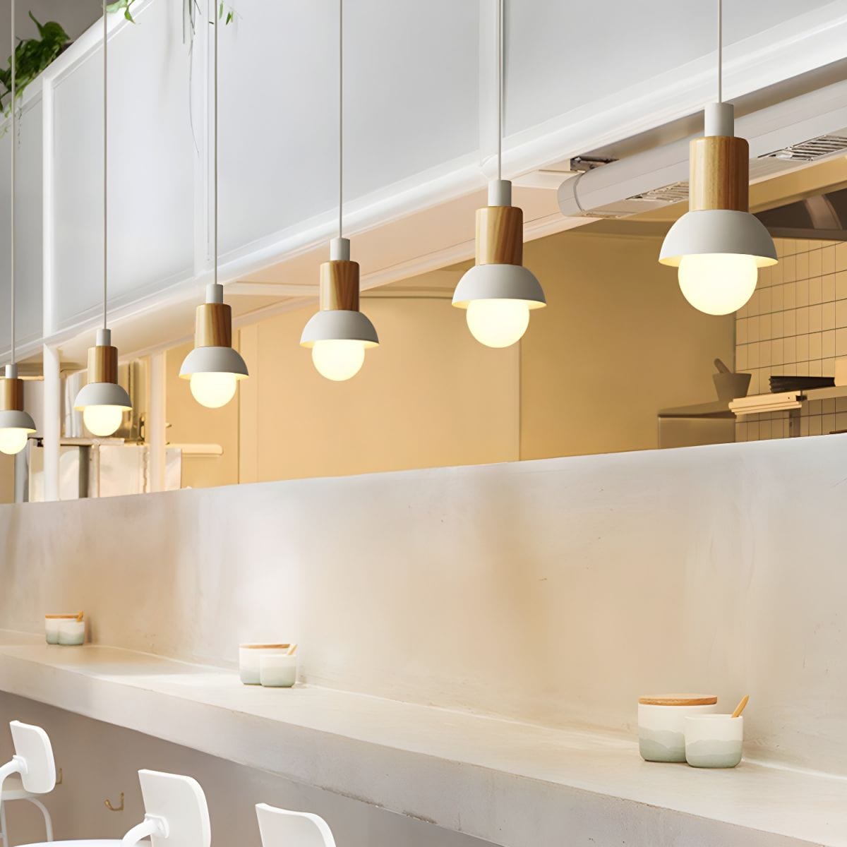 Wood and Metal Suspension Design in Various Shapes Norenza