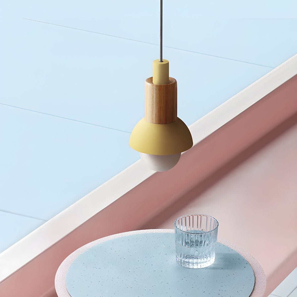 Wood and Metal Suspension Design in Various Shapes Norenza