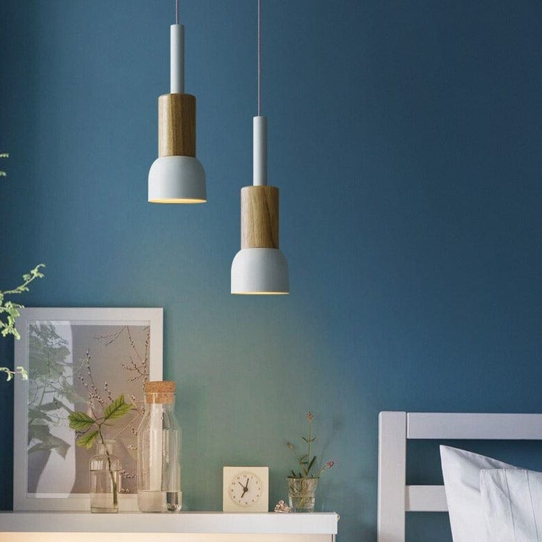 Wood and Metal Suspension Design in Various Shapes Norenza