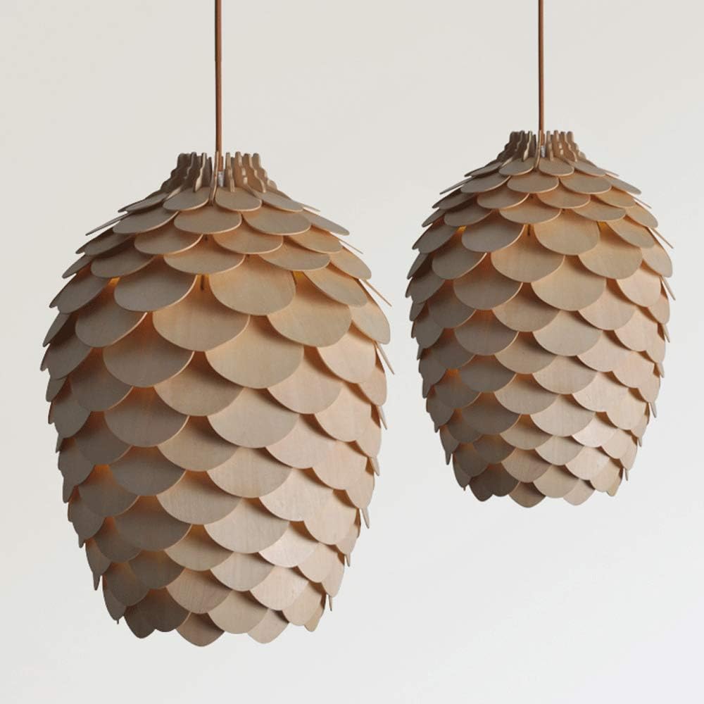 Wooden Flower Suspension Design with Chiba Petals Norenza