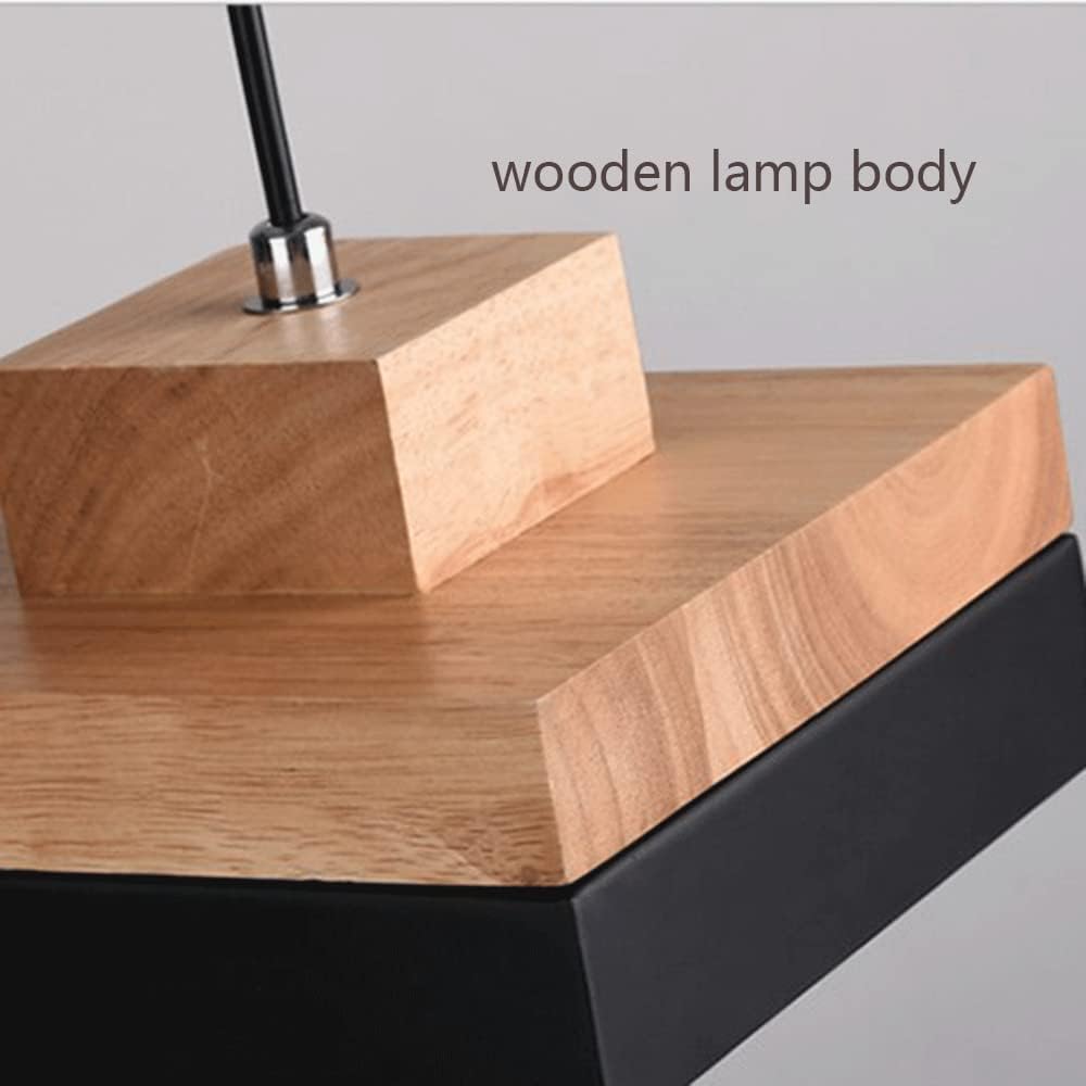 Wooden LED Pendant Light (Square or Round) Norenza