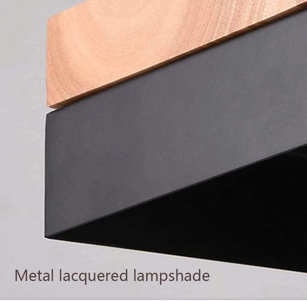 Wooden LED Pendant Light (Square or Round) Norenza