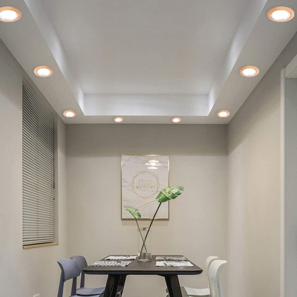 Wooden LED Spot Ceiling Light Norenza