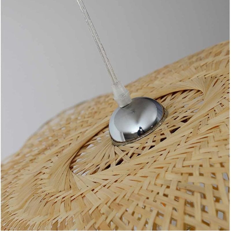 Woven Bamboo Rattan Chandeliers Norenza