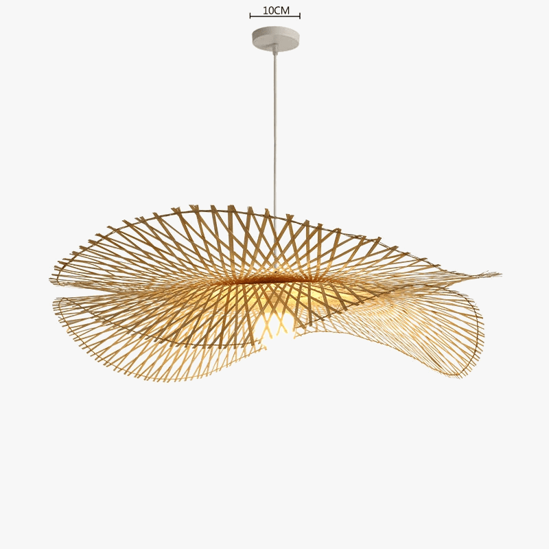 Woven Bamboo Rattan Chandeliers Norenza
